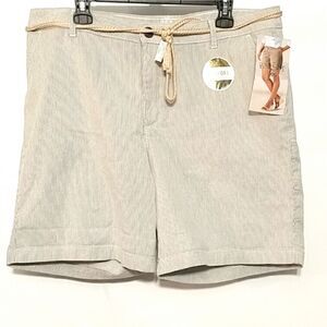 NWT Riders by lee midrise 6" short  belt sz 18 M